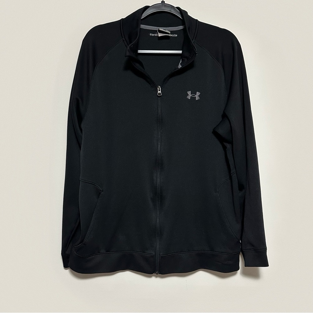 SALE! Under Armour Large Men’s Long Sleeve Lightweight Black Sweater